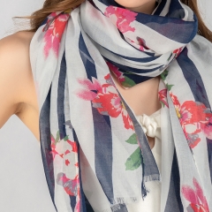 woven printed scarf
