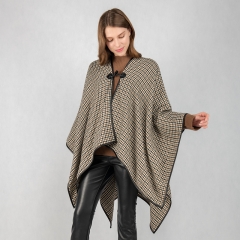 jacquard poncho