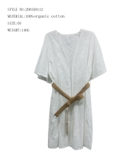 sustainable cotton poncho