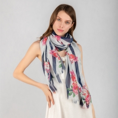 woven printed scarf