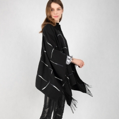 woven fancy poncho