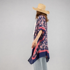 basic print poncho