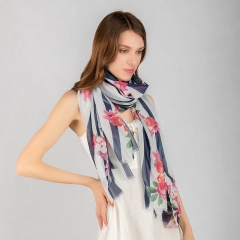 woven printed scarf