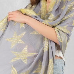 woven jacquard scarf