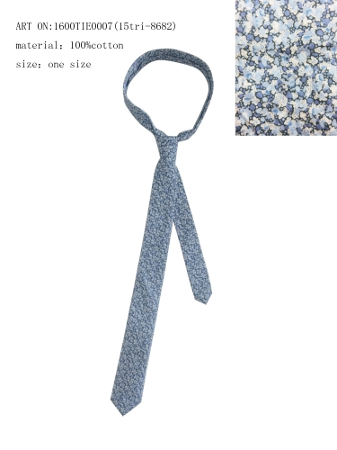 MEN/floral print necktie