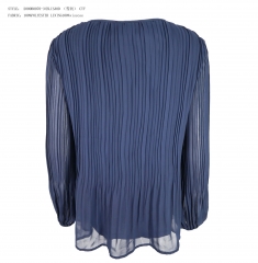 LADIES POLYESTER PLEAT TOP