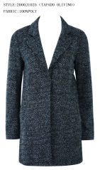 CLASSIC LONG COAT IN YARN DYED TWILL