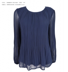 LADIES POLYESTER PLEAT TOP