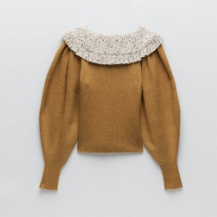 PLATTER COLLAR SWEATER