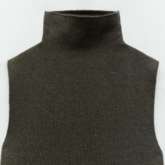 SLEEVELESS KNIT BODYSUIT