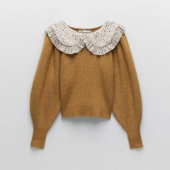 PLATTER COLLAR SWEATER