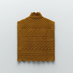 CABLE KNIT CAPE