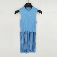 KNIT TOP WITH FRINGES