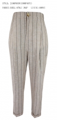 PANT WITH YARN DYED STRIPE