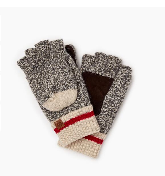 WOOL&NYLON BLEND GLOVES