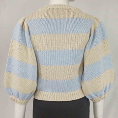 STRIPED KNIT SWEATER