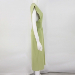 KNIT DRESS WITH SURPLICE