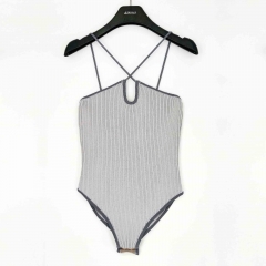 CUT-OUT KNIT BODYSUIT