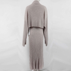 RIBBED KNIT SET