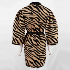 ANIMAL PRINT KNIT JACKET