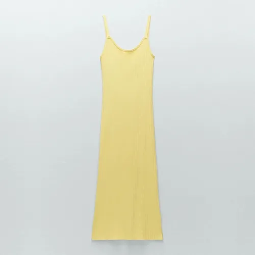 KNIT DRESS WITH STRAPS
