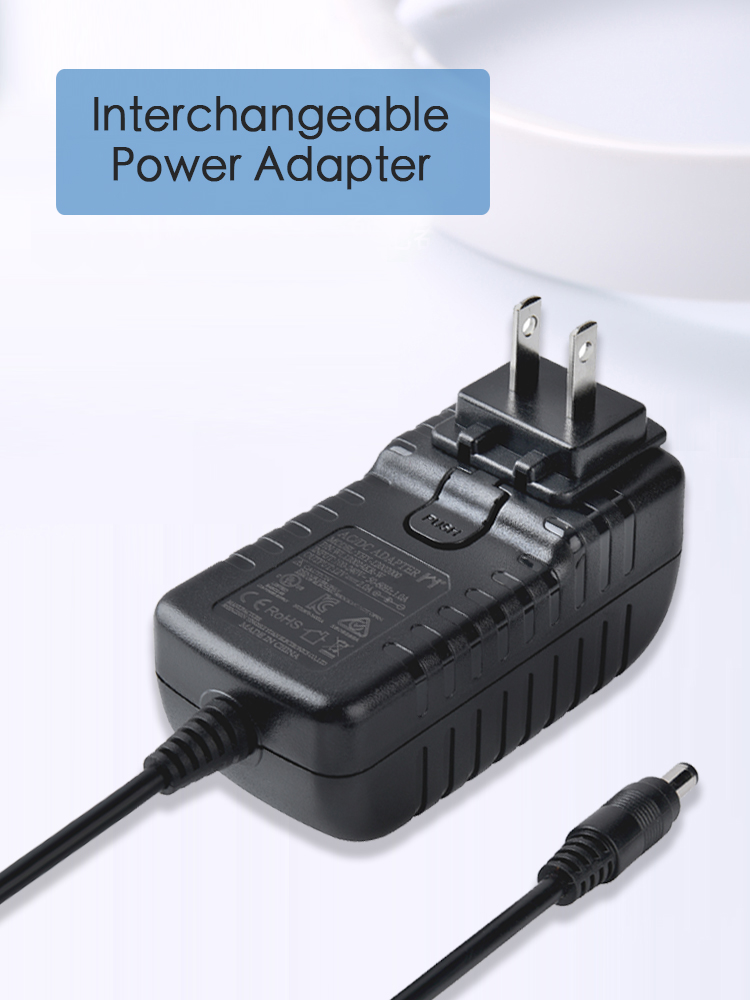 24V1.5A Interchangeable Plug Power Adpater--YHY Group