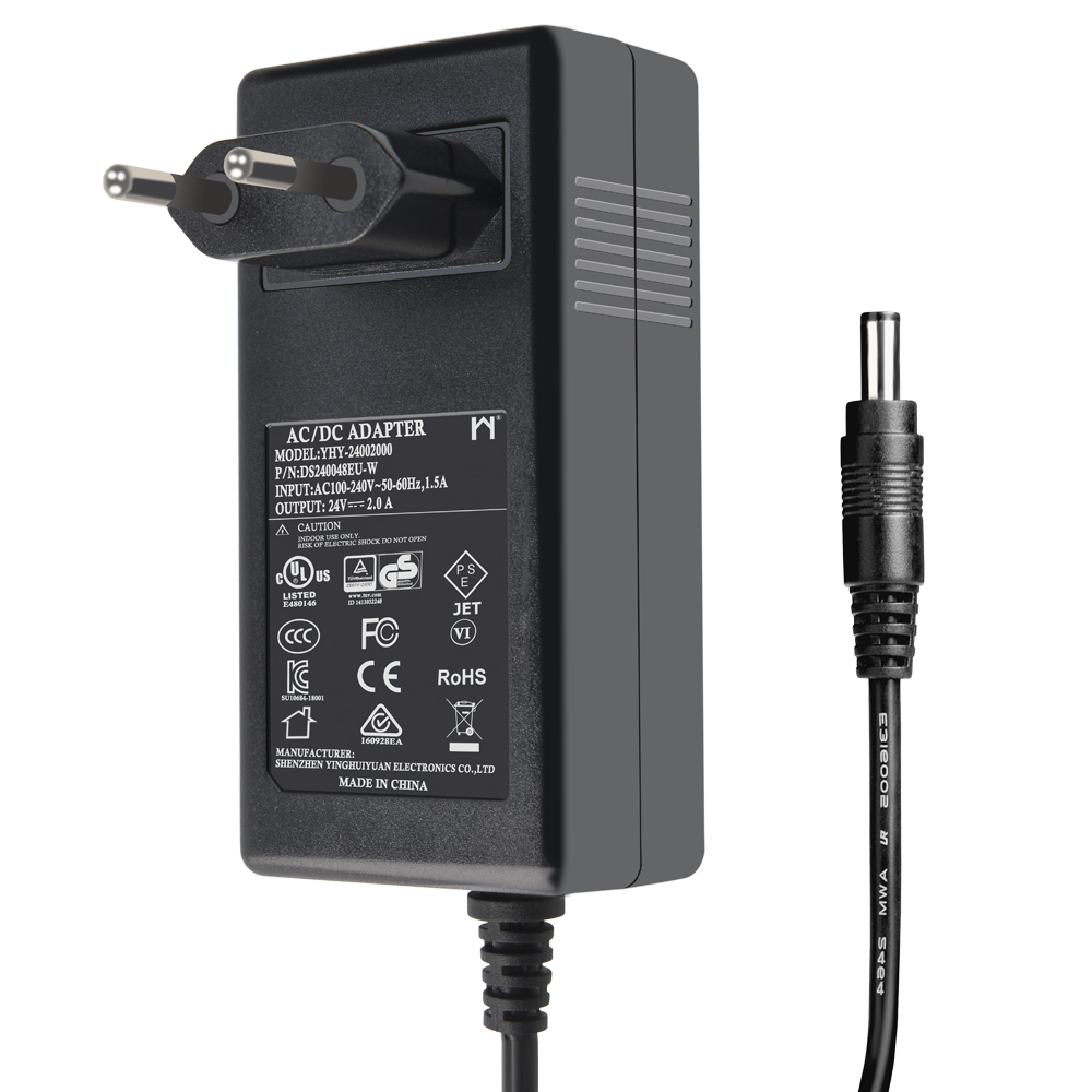 AC/ DC Power Adapter INPUT 100-240V 50/60Hz 1.5A OUTPUT 24V 4A EU/UK/US/AU  Plug