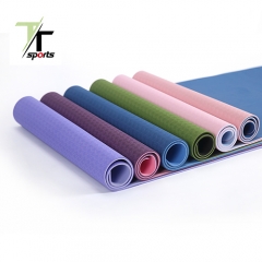 Yoga mat TPE double color