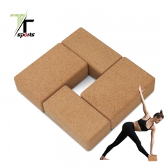 Cork yoga block