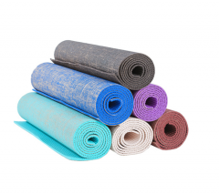 Linen+TPE yoga mat