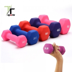 Neoprene Dumbbell set with rack