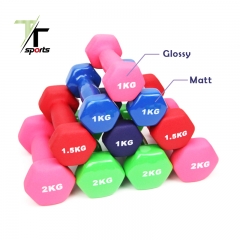 Neoprene Dumbbell set with rack