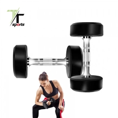 Rubber Coated Round Dumbbell