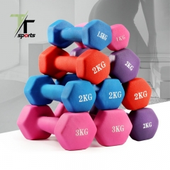 Neoprene Dumbbell set with rack