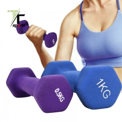 Neoprene Dumbbell set with rack