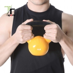 Vinyl/ Neoprene coated Cast Iron Kettlebell