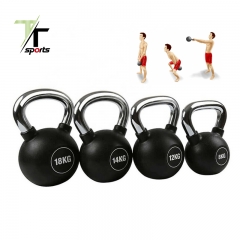 Rubber Coated Cast Iron Kettlebell