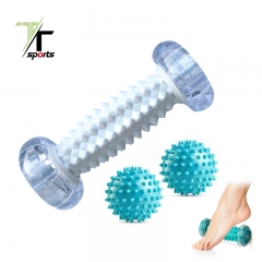 Massage Stick Roller C and Spiky Ball 3 in 1 Set