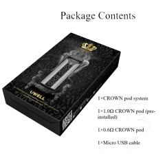 UWELL Crown Pod System 25 W 1250mAh 0.6 ohm1.0ohm refillable pod top filling method adjustable airflow