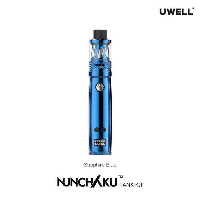 Latest pen vaporizer electronic cigarette Uwell Nunchaku 5ml Tank 80w Kit Elego best price wholesale