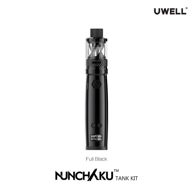 Latest pen vaporizer electronic cigarette Uwell Nunchaku 5ml Tank 80w Kit Elego best price wholesale