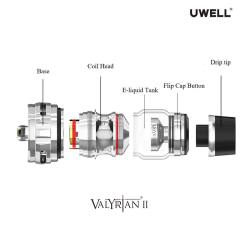 Uwell VALYRIAN 2 TANK vape tank atomizer vape cigarette shenzhen wholesale good price ON SALE