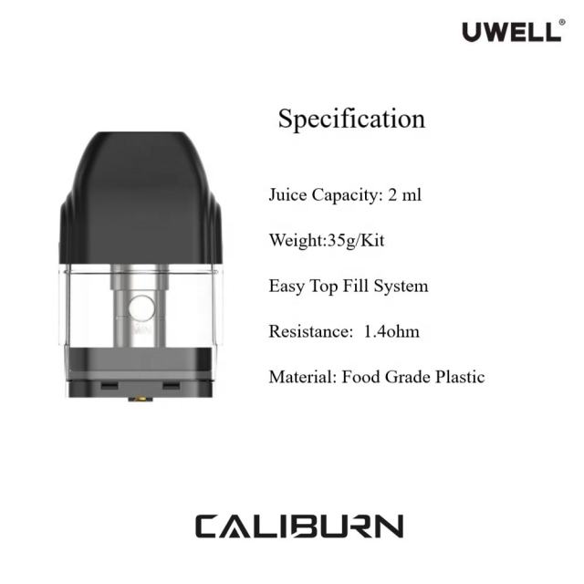 Uwell Caliburn Pod Cartridge Original Uwell Caliburn pod vape pod