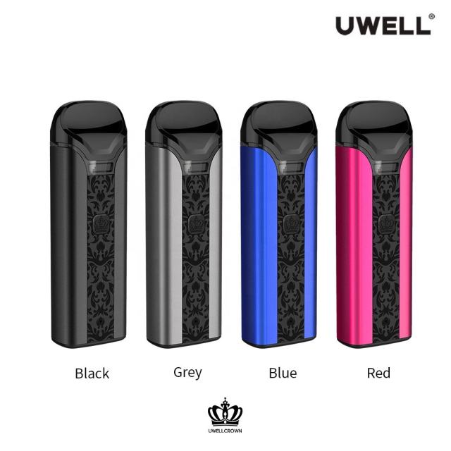 UWELL Crown Pod System 25 W 1250mAh 0.6 ohm1.0ohm refillable pod top filling method adjustable airflow