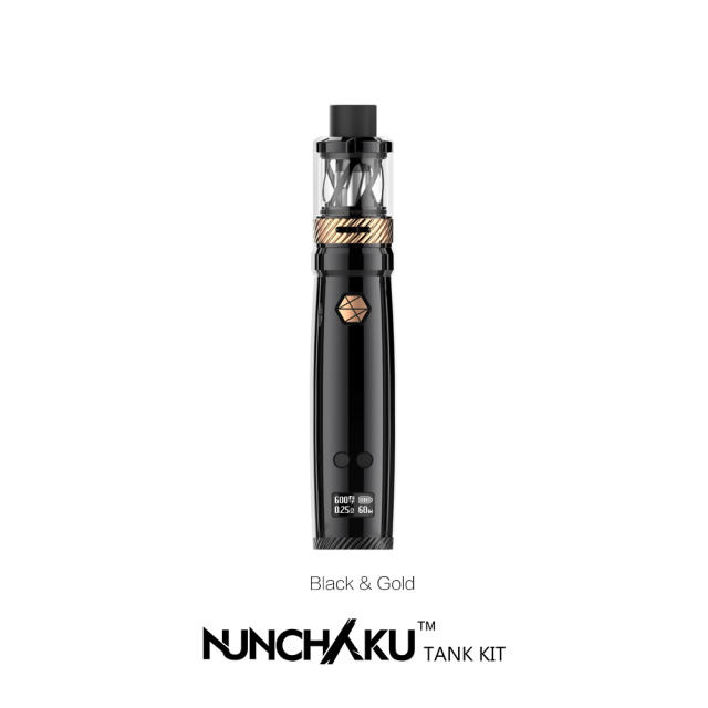 Latest pen vaporizer electronic cigarette Uwell Nunchaku 5ml Tank 80w Kit Elego best price wholesale