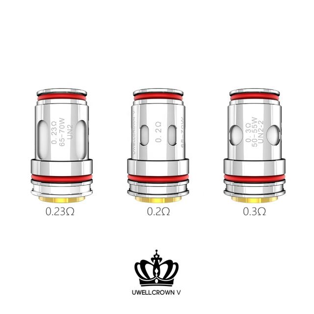 UWELL CROWN 5 UN2 Meshed Coil 0.23ohm UN2-2 Meshed Coil 0.3ohm UN2-3 Meshed Coil 0.2ohm