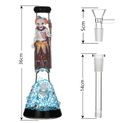 13 Inches New Design Glass Smoking Water Bong