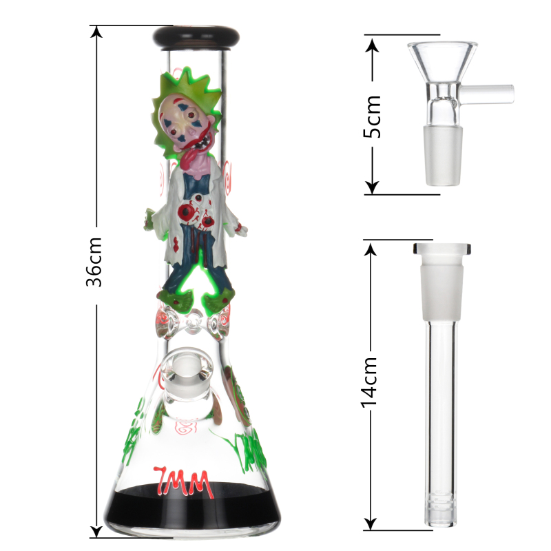 2022 Glass New Design 13 inches Glass Bong