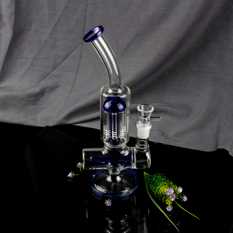 30cm height high borosilicate water smoking bong