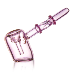 flower inside pink little thing glass pipe